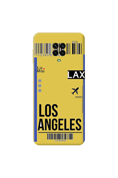 Other Xiaomi Redmi Note 9 Pro Los angeles Yellow Colored Silicone TPU Θήκη