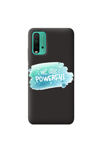 Other Xiaomi Poco M3 We are Powerful Black Colored Silicone TPU Θήκη