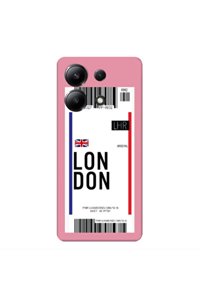 Other Xiaomi Redmi Note 13 4G London Arrival Pink Colored Silicone TPU Θήκη