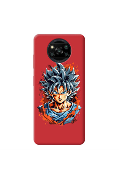 Other Xiaomi Poco X3 /X3 Pro Anime Goku Red Colored Silicone TPU Θήκη