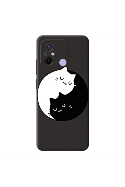 Other Xiaomi Redmi 12C Bundle of love Black Colored Silicone TPU Θήκη