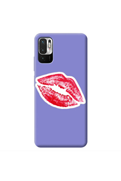 Other Xiaomi Redmi Note 10 Pro 5G Drooling Tongue Purple Colored Silicone TPU...