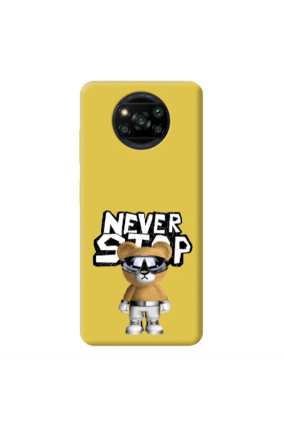 Other Xiaomi Poco X3 /X3 Pro Never stop Yellow Colored Silicone TPU Θήκη