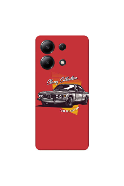 Other Xiaomi Redmi Note 13 4G Classy Collection Red Colored Silicone TPU Θήκη
