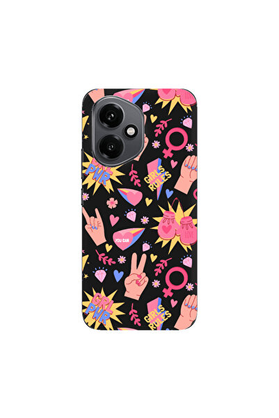 Other Honor Magic 400 Grl Pwr 2 Black Colored Silicone TPU Θήκη