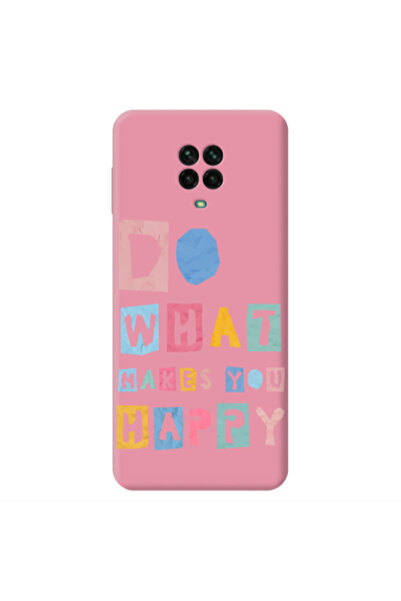 Other Xiaomi Redmi Note 9 Pro Do What Makes Pink Colored Silicone TPU Θήκη
