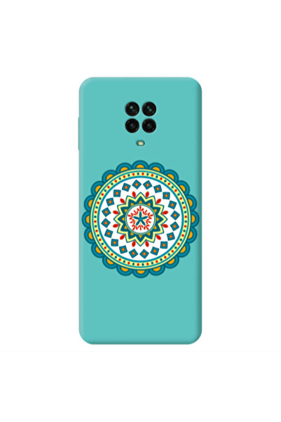 Other Xiaomi Redmi Note 9 Pro Mandala D11 Turquoise Colored Silicone TPU Θήκη