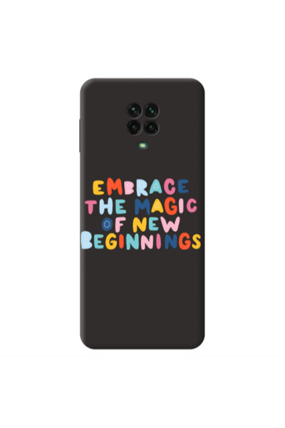 Other Xiaomi Redmi Note 9 Pro Embrace Black Colored Silicone TPU Θήκη
