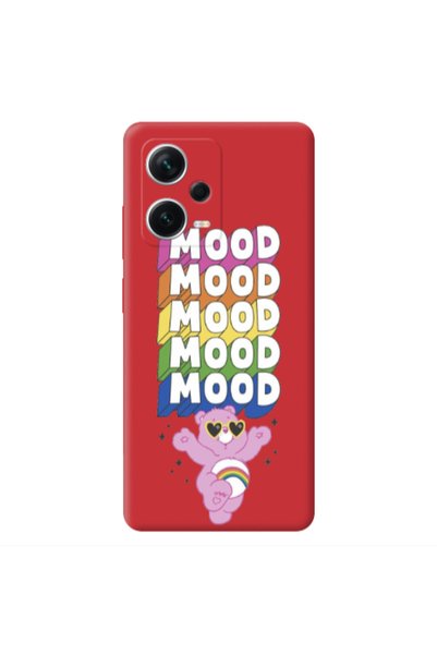Other Xiaomi Poco X5 Mood Red Colored Silicone TPU Θήκη