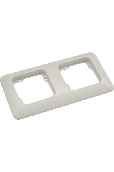 OEM Ramă aparataje Roth Lange Basic 2 posturi, montaj orizontal/vertical, alb
