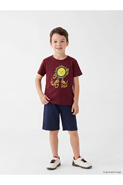 LC Waikiki Vizyon New Season Printed Boys' Set
