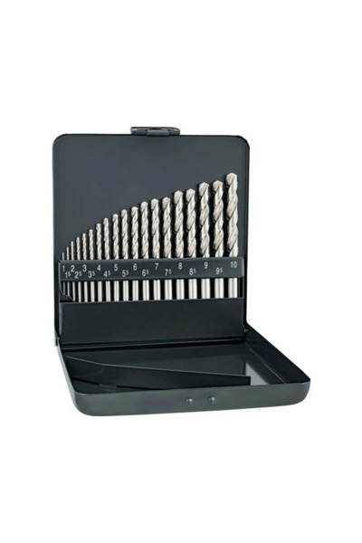 OEM Set burghie metal HSS-Cobalt Alpen Ø1-10 mm, 19 piese