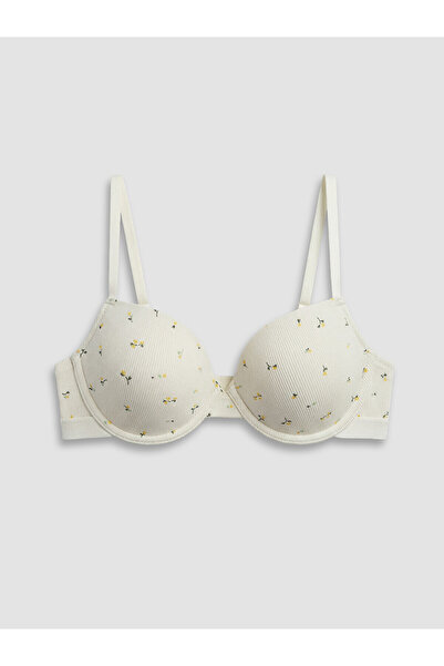 LC Waikiki Vizyon New Season Wired Padded Floral T-Shirt Bra