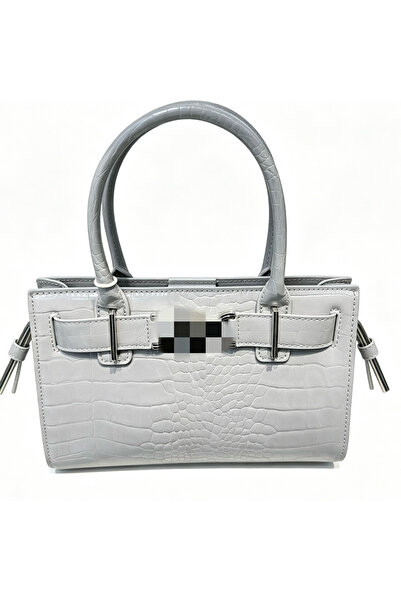 Bleco Vintage Embossed Structured Mini Square Handbag