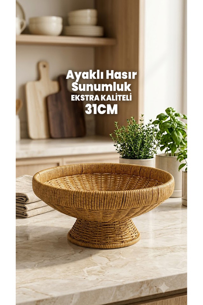Destpak 31cm Stand-Up Presentation Tray - Decorative Fruit Bowl Snack Holder ...