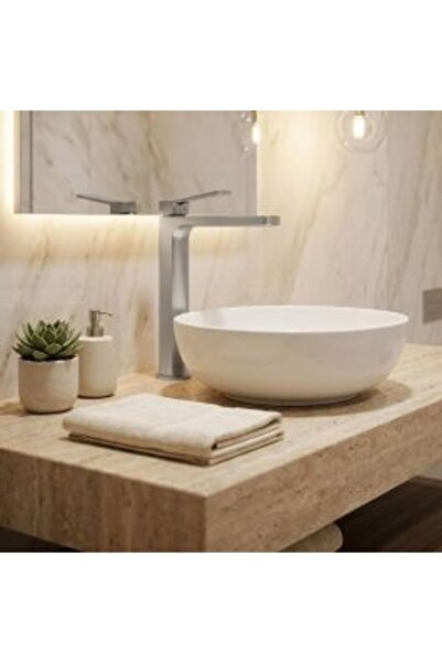 Konza Orx Sink Mixer 25 cm - Matte Chrome