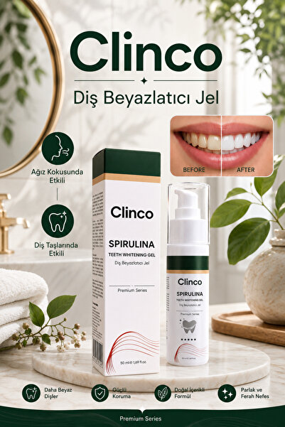 clinco spirulina Diş Beyazlatıcı Doğal Jel