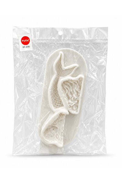 Adana Pasta Malzemeleri Bt-696 3D Mermaid Silicone Mold 15 cm X 6 cm