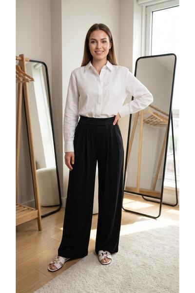 Qvien Secret Ženske pantalone sa elastičnim strukom, pripijene, od likre, udo...