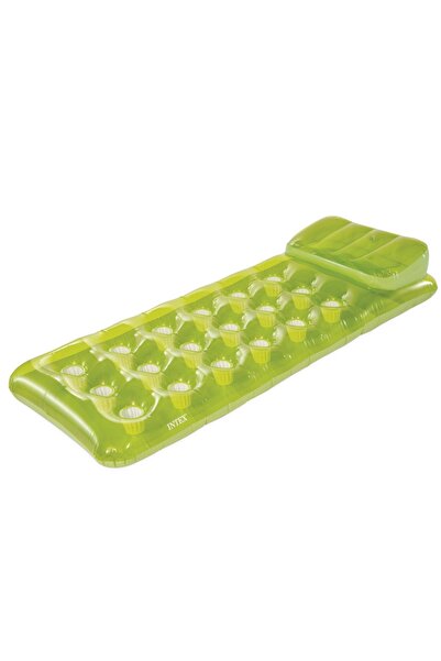 Intex Renkli Bardaklı Yatak188x71 cm