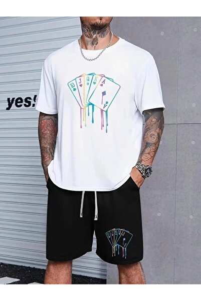 Joetsu Unisex Oversize Σετ με Σορτς και Κοντομάνικο T-shirt, Άνετη Εφαρμογή, ...