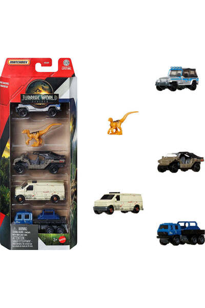 mattel Jurassic World Matchbox Mini Vehicle Set