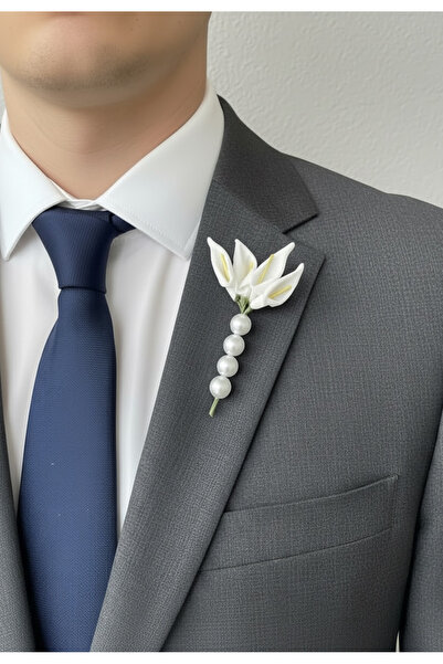 BTRENDY Damat Yaka İğnesi,Yaka Çiçeği Şık Aksesuar