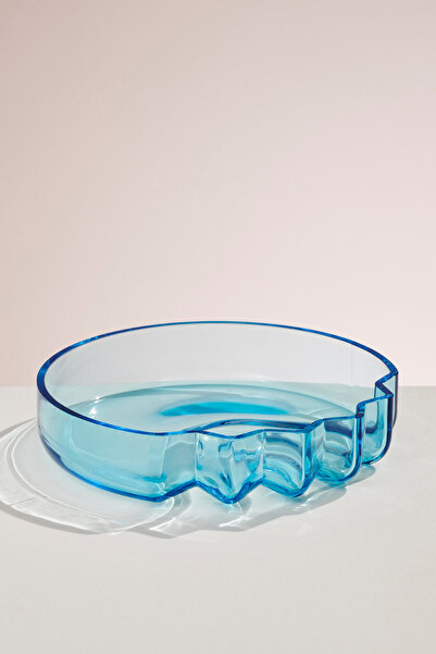 Paşabahçe Oyster Bowl – Turquoise Blue 30 Cm, Stylish Tableware, Kitchen Acce...