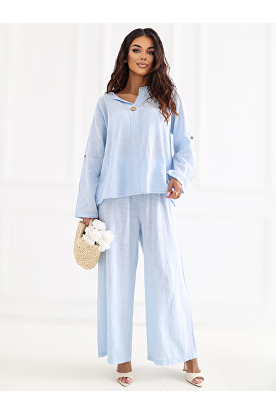 Factory Price Pantaloni Dama Albastru