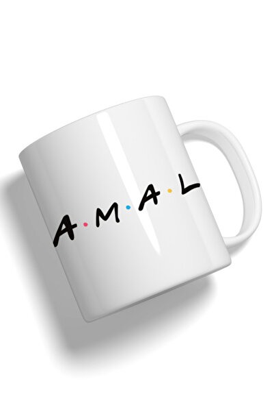 Generic Fashion World Mug Printed with High-quality Friends by name AMAL