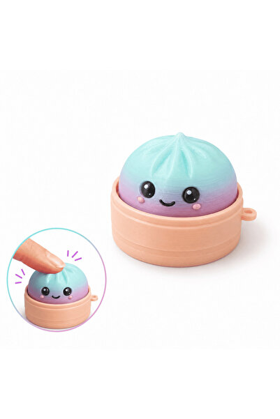 Lulu's Prints Breloc tip Fidget Clicker Kawaii Dumpling, sunet tip tastatura,...