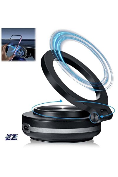 ELTRAZONE Electric Vacuum Magnetic Car Phone Mount, 360° Rotating Magnetic Ph...