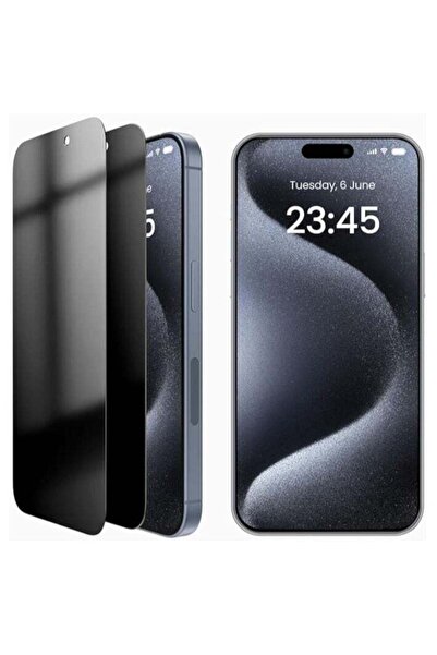 ELTRAZONE Tempered Glass Screen Protector for iPhone 15 Pro Max - Full Glue, ...