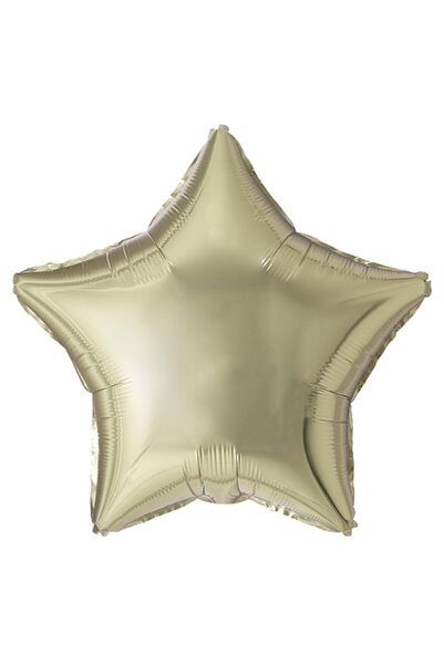 OEM Balon din folie Star XXL, Alb-Auriu