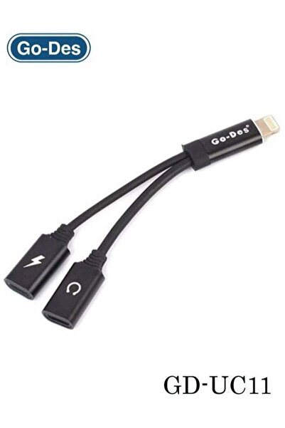 Go-Des GD-UC11 2-in-1 Lightning Adapter with Universal Compatibility and Quic...