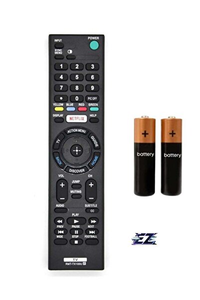 ELTRAZONE جهاز تحكم عن بعد عالمي RMT-TX100U لتلفزيونات سوني - متوافق مع جميع ...