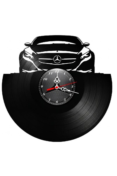 OEM Ceas de perete decorativ din disc de vinil, model Mercedes-Benz mașină sp...