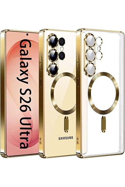 ELTRAZONE Samsung Galaxy S26 Ultra Transparent Electroplated Magnetic Slim Sh...