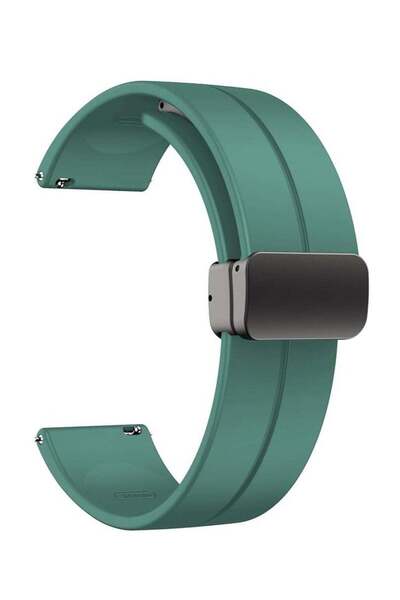 ELTRAZONE Magnetic Silicone Watch Band 16mm 18mm 19mm 20mm 22mm – Quick Relea...