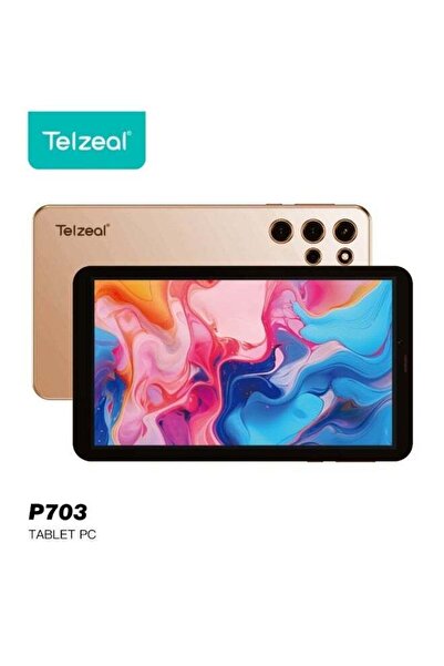 TELZEAL P703 7-Inch Android 13 Tablet, 6GB RAM + 256GB ROM, Dual SIM, 4000mAh...
