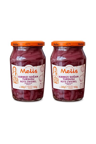 Melis Kırmızı Soğan Turşusu 340 gr 2 li