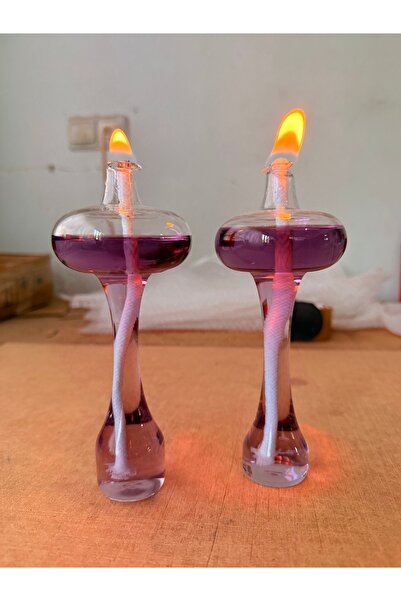 püür glass El Yapımı Hediyelik Kandil 2’li set