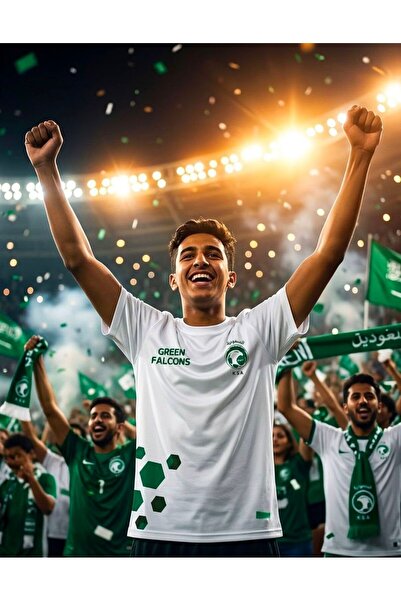 Generic Green Falcons Premium Football Cotton T-Shirt – Comfortable Casual Sp...