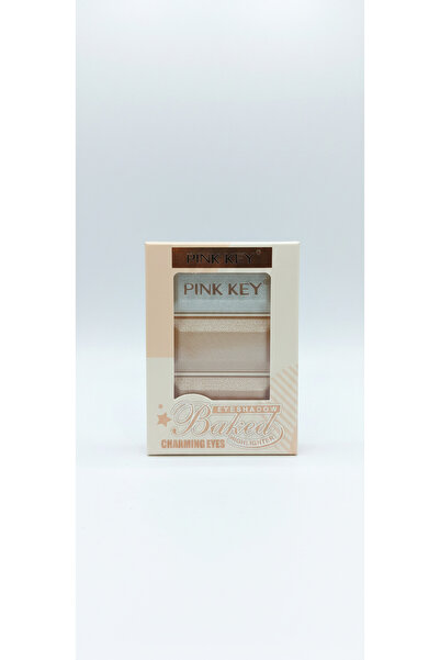 PİNK KEY Pink Key Eyeshadow Brightening Triple Glitter Eyeshadow - No. 01 (Ym...