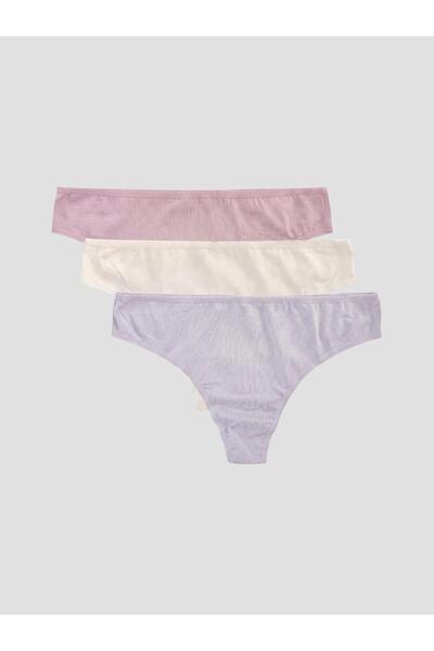 LC Waikiki Plain Thong Panties 3-Pack (S6)