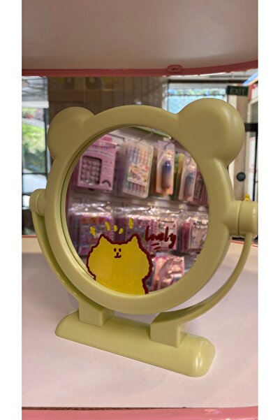 Sakura Konsept Butik Kawaii Ayna Sevimli Masaüstü Figürlü Pastel Renk Çift Ta...