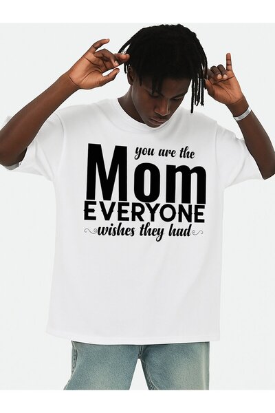 1001 Line تي شيرت للجنسين من Mom's Love، تي شيرت رجالي مضحك، أبيض اللون، برسو...