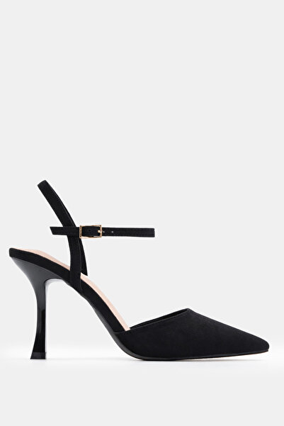 Luigi Μυτερές Γόβες Slingback - Μαύρες - 37