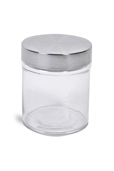 OEM Borcan de depozitare din sticlă, cu capac metalic, 300 ml, practic pentru...