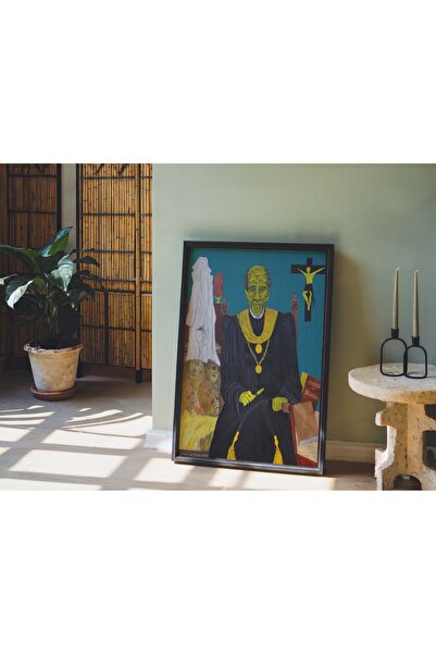 Pegziz Pictură autoportret de Levi Guerra |   Decor de perete înrămat cu artă...